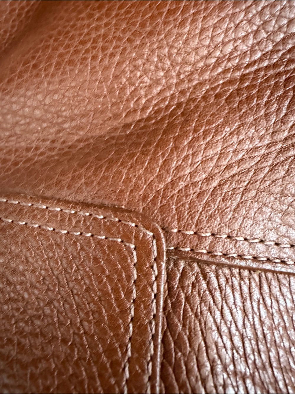 Tory Burch Chestnut Brown Tall Leather Riding Boots with Logo Medallion 9.5 - Picture 7 of 10